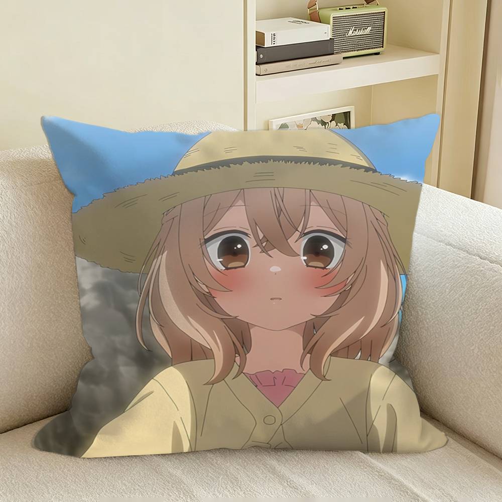 Suicidal Hinako This Monster Wants to Eat Me Square Sofa Pillow Cover Solid Color Living Room Home Decor Cushion Case