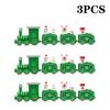1-10PCS Small Christmas Train Decoration Cute Mini Ornament for Holiday Cake Topper Party Display and Festive Children Gift