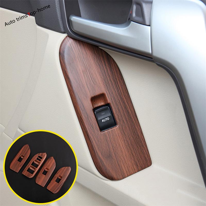 Pannello Decorativo Copertura Trim Pulsante Interruttore Alzacristalli Bracciolo Per Toyota Land Cruiser Prado FJ150 150 2010 - Accessori