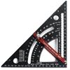   MM/INCH Carpenter Square Aluminium Ruler Woodworking Measurement Tool