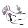Chaqiu Electric Pulse CB Chastity Cage & Lock with Anal Plug Stainless Steel Set