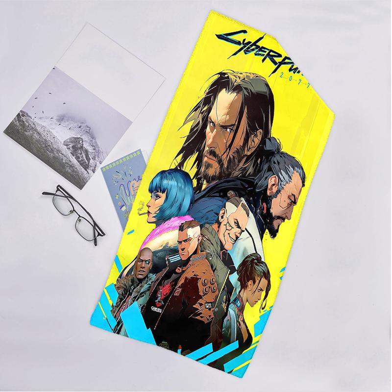Cyberpunk Fashion Beach Towel: Ideal for Summer Adventures Soft, absorbent and quick drying suitable for swimming and bathing