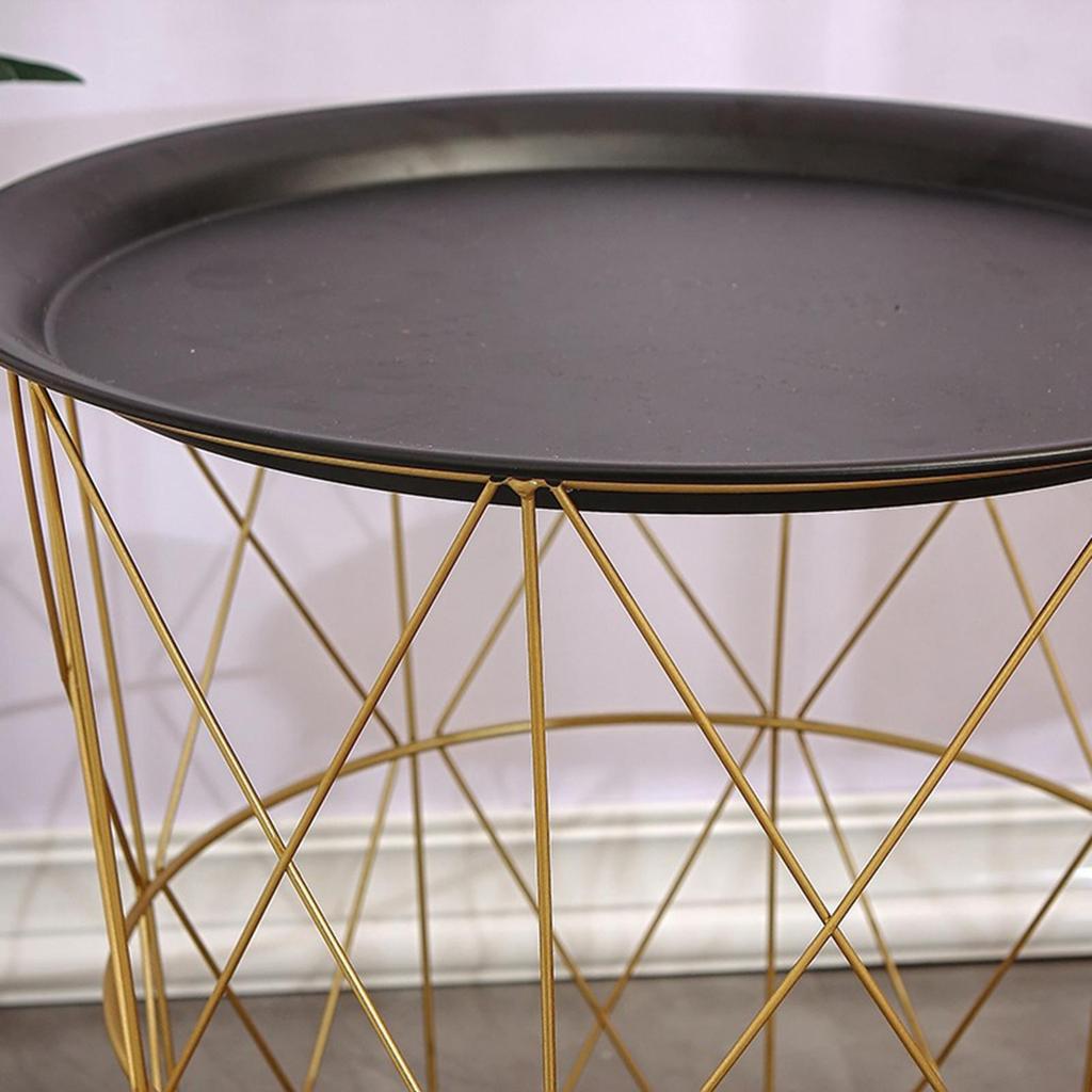 Metal Detachable Tea Table, which has Large Storage Capacity, is Suitable for Home and Office Table