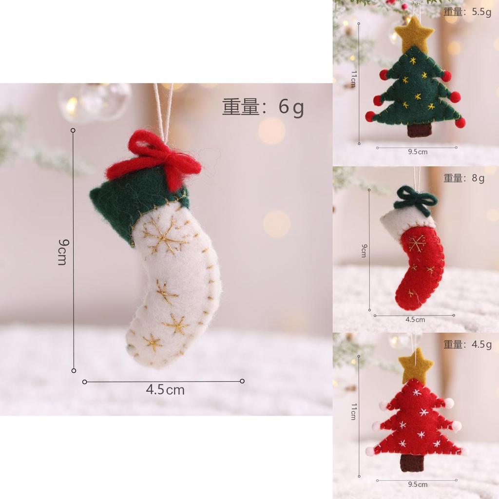 Christmas Atmosphere Decorations With Socks And Snowflake Tree For Festive Home Or Store Display