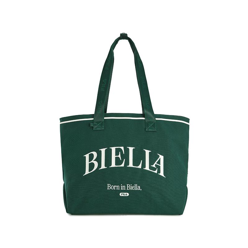 FILA Tennis Minimalist Trendy Fashion Casual Versatile Sports Durable Practical Fabric Tote Bag Unisex bags Pine-Green A13U613137FDG Conifer Leaf Green