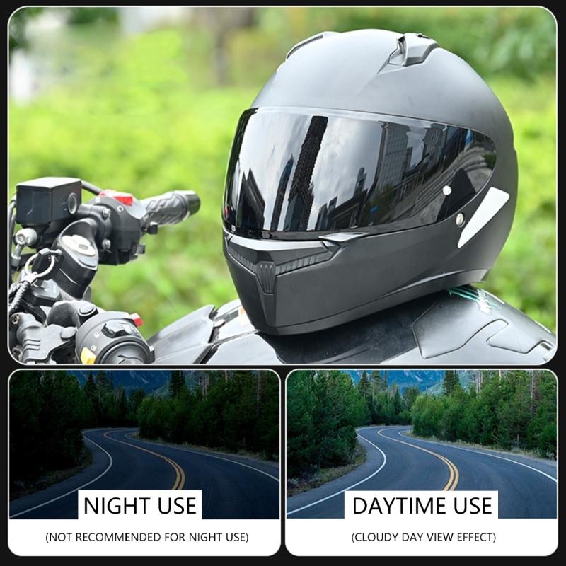 High Performances Motorcycle Visors Wide Angle View Helmets Visors PC Lens for Professional Racings & Trip for HJC C10