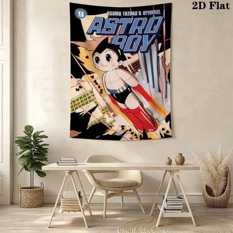 Astro Boy print Pattern Home Decor Tapestry, Wall Hanging, Decorative RV Wall Cloth.XGT0914398