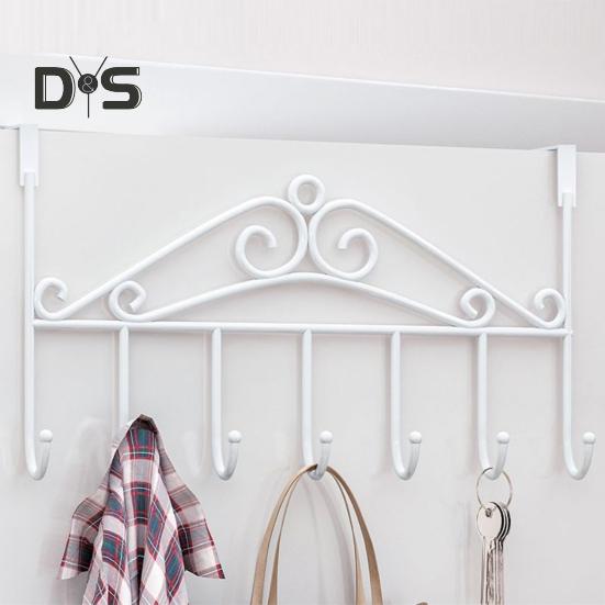 Wall Mounted Coat Rack with Hooks Durable Construction Strong Load-bearing Easy To Install Hat Towels Clothes Hanger Hooks