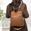 Retro Large Capacity School Bag Multi-function Shoulder Bag Women's Travel Backpack