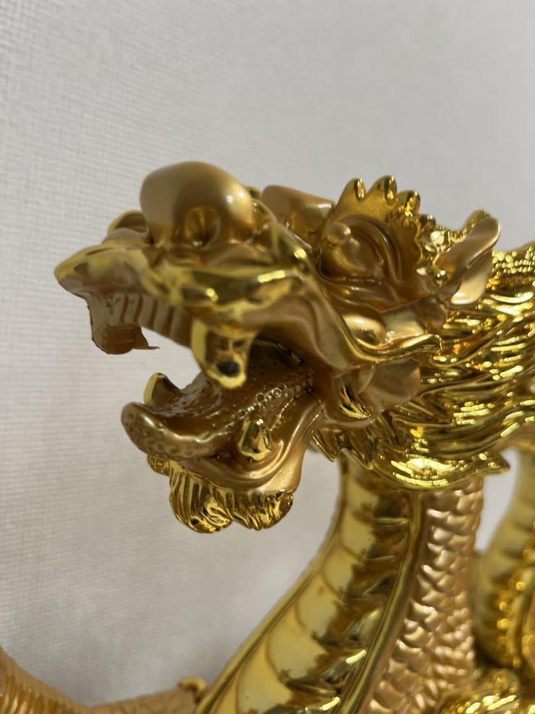 [USED] Golden Dragon Statue - Wealth and Prosperity