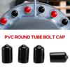 A60zrubber End Caps ID PVC Round Tube Bolt Cap Cover Screw Thread Protectorsmay