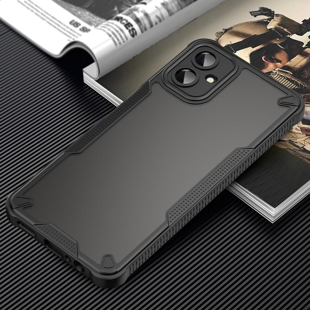 For Samsung Galaxy A06 5G Case WANLONFENG MFFJ Series Anti Drop TPU Phone Back Cover with Screen Film