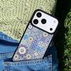 art Decorative Moroccan Tile Phone Case Cover for IPhone 11 12 13 14 15 16e 17 Pro Max Coque for IPhone 17 Air