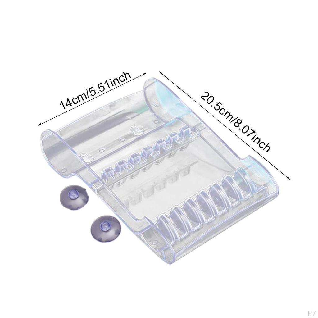 Hair Scissors Storage Box with Suction Cup for Barbers 5.5x8inch Organizer