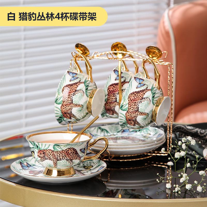 Bone China Creative Coffee Cup Saucers Set for English Afternoon Tea Party Home Decoration Mug Drinking Set