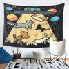 Charming Cats Themed Tapestry, High Quality Print Wall Hanging For Living Room Bedroom Office Party Holiday Gift Decor