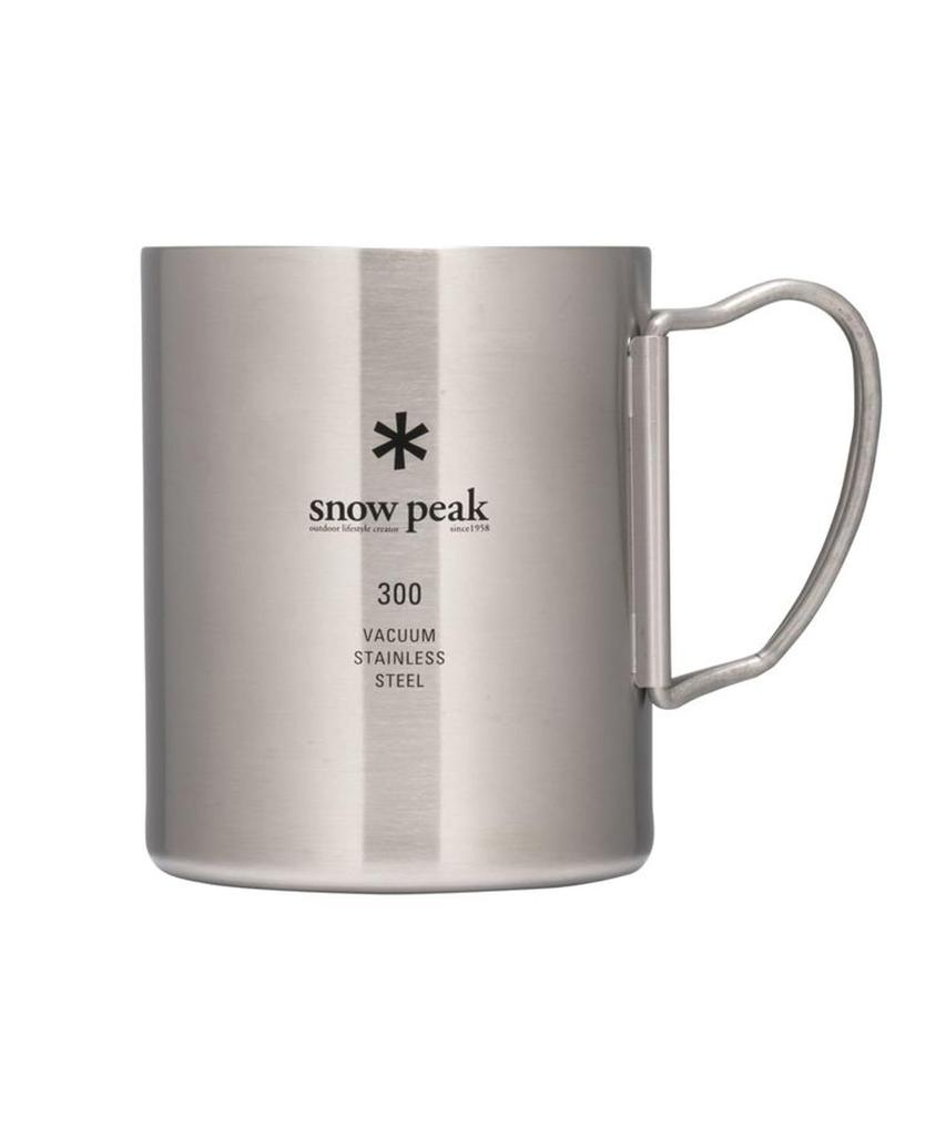 Snow Peak Stainless Steel Vacuum Mug Set Stainless 300mm x Measuring Perfect for Outdoor New and Outdoor Fun Lucky FK-421, Steel, 450mm, Cup, BBQ,