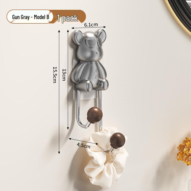 Little Bear No-Drill Wall-Mount Bathroom Basin Rack