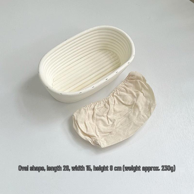 Rustikaler Gärkorb für Brot im europäischen Stil - Vietnamesische Rattan-Geflecht-Back- und Aufbewahrungswerkzeuge