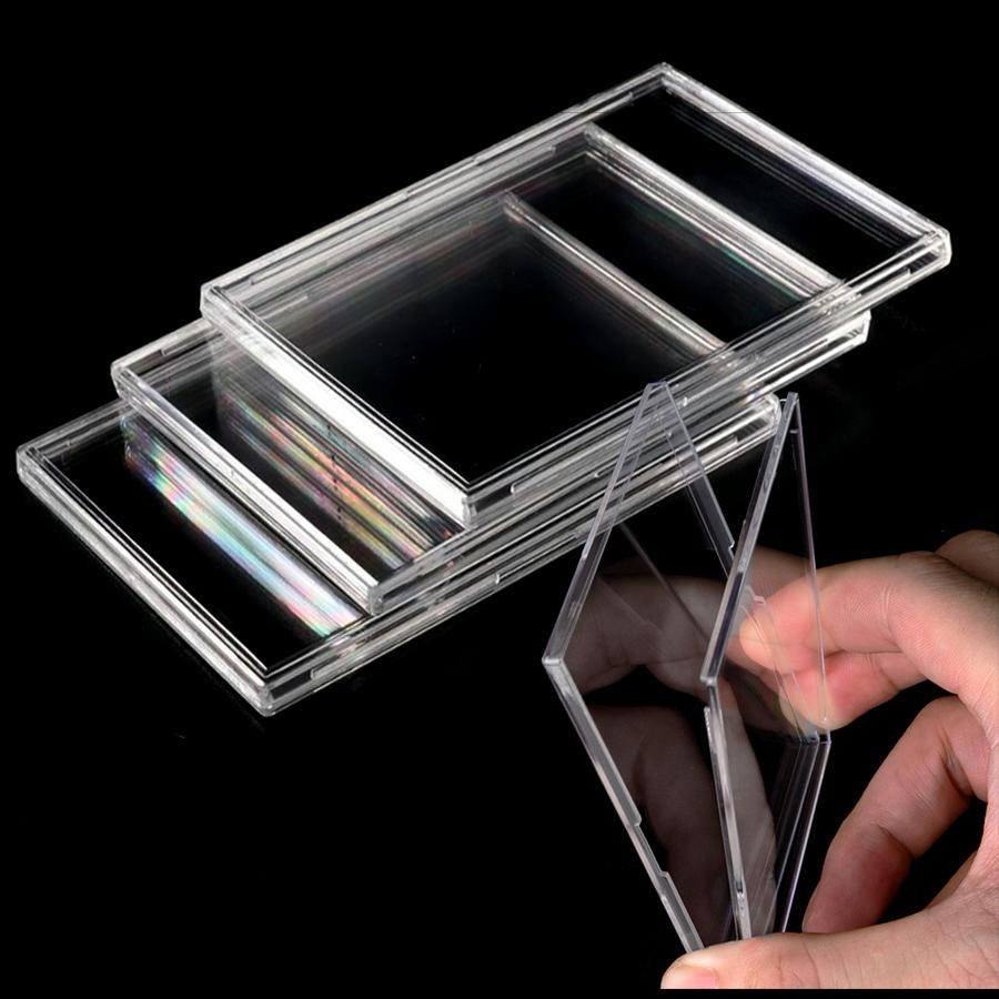 3/6/9pcs Acrylic Card Case Idol Photo & Game Card Polaroid Photo Laminated Highly Transparent Hard Brick Displaying Decor XJM