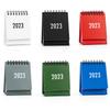 2023 Mini Masaüstü Takvim Taşınabilir Ayakta Flip Masa Takvimi Ev Okul Ofis Dekorasyonu Için