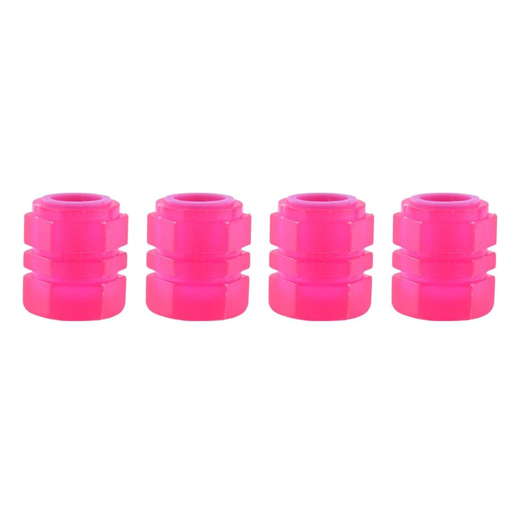 4pcs Night Glow Tire Valve Cap,Tire Air Valve Cap,Luminous Fluorescent,Car Motorcycle Dress-Up Parts, Luminous