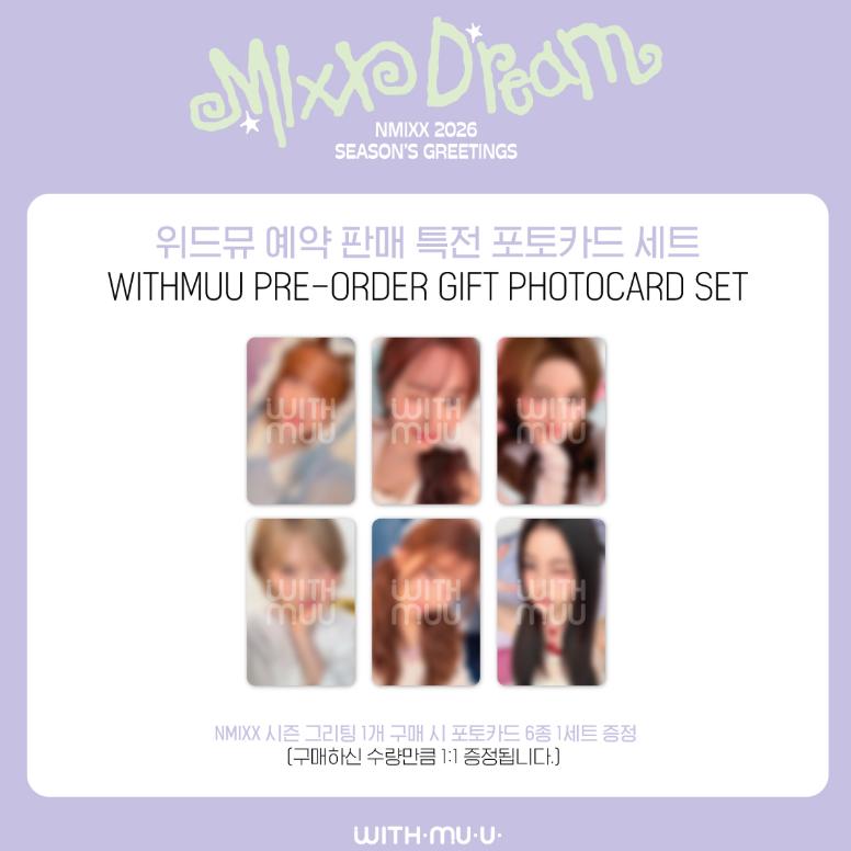 Pre-order NMIXX 2026 Season's Greetings MIXX DREAM & SHOP POB