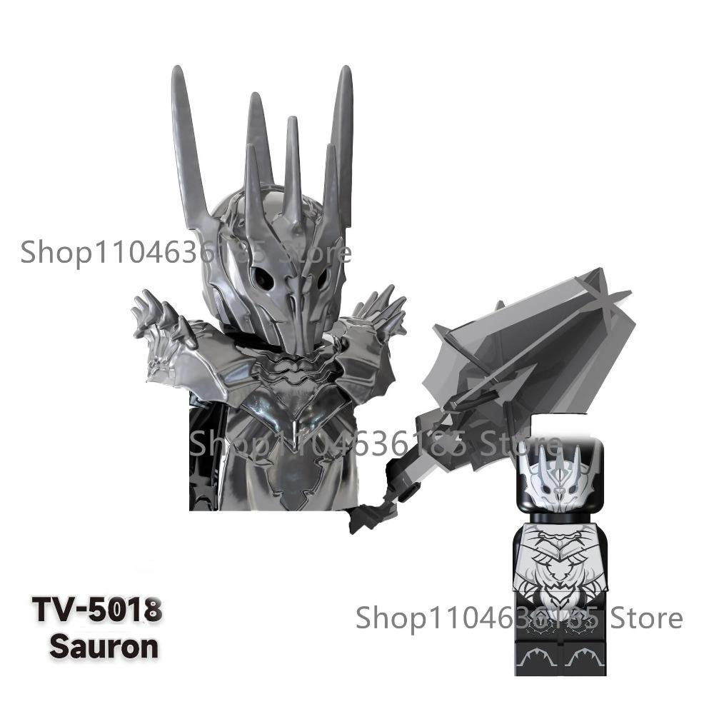 New Lord Rings Mini Figure Model Elves Orcs Army Gandalf Saruman Game Thrones Action Figure Building Blocks Kids Toys Gifts