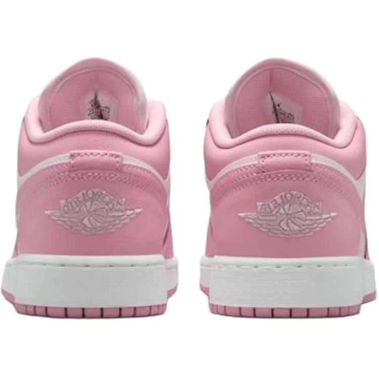 Jordan Air Jordan 1 Mid Top Kinder Basketballschuhe Rosa Unisex 553560-614