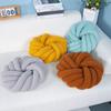 Nordic Sheep Fleece Throw Pillow With Handmade Woven Design For Living Room Decor