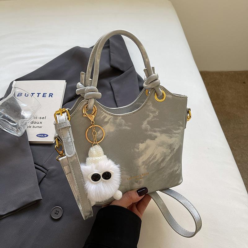 

Сумка Женская Новая Сумка Через Плечо Модная Сумка На Плечо Повседневная Сумка серебряный