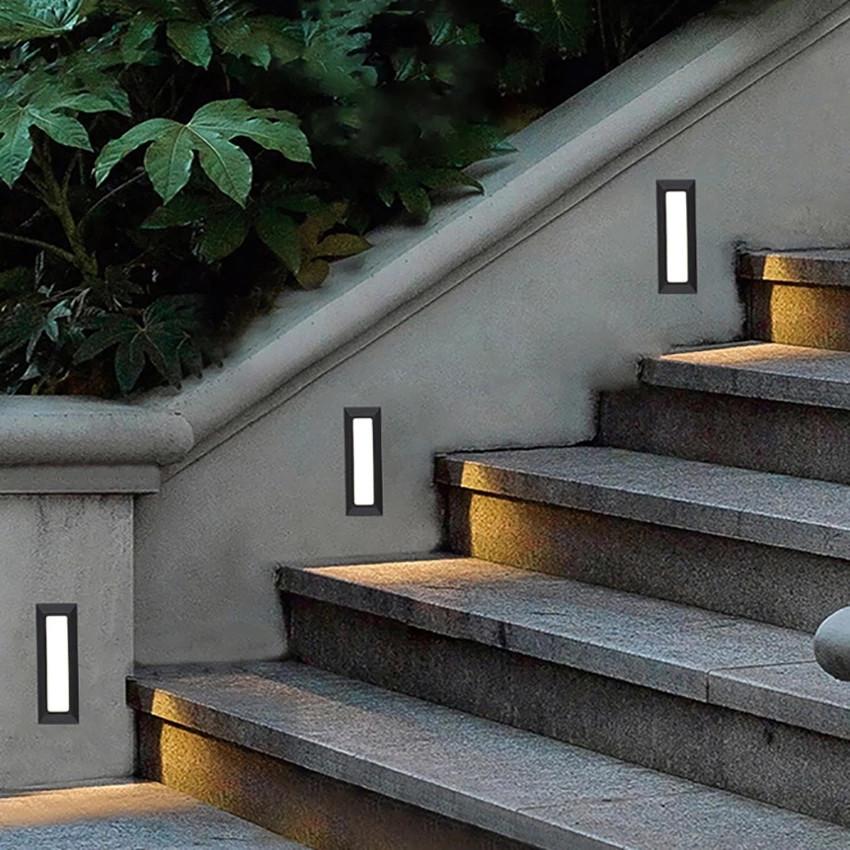 Waterproof LED Stair Light, Step Lights, Corner Light, Surface Mount Footlight, Indoor and Outdoor, Staircase Lamp