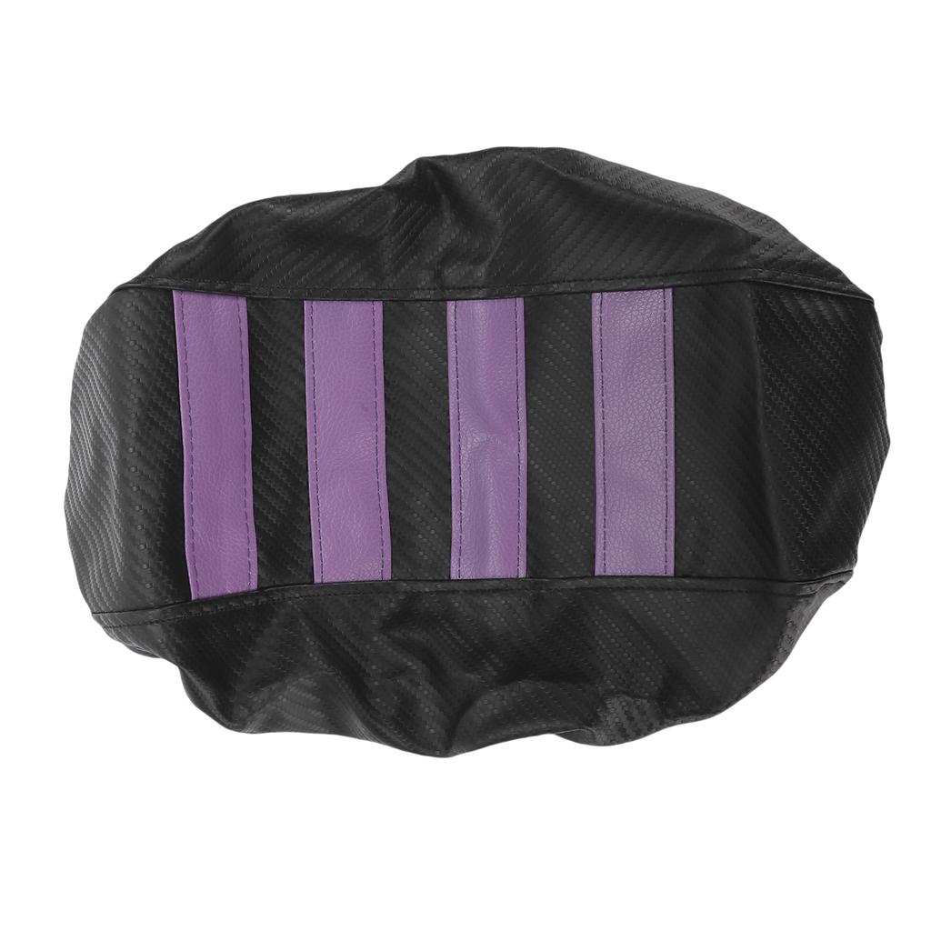 Motorcycle Seat Cover Ribbed Rubber Anti Slip Dirt Bike Seat Cover Replacement for Surron Sur Ron Light Bee X S Purple