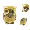 Collectible Owl Statue Miniature Figure for Desktop And Shelf Decor