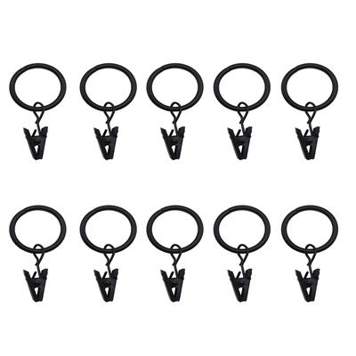 10 Pieces Window Curtains Hanging Hook with Clips Clamps Drape Replacement Accessory for Household Living Room Office
