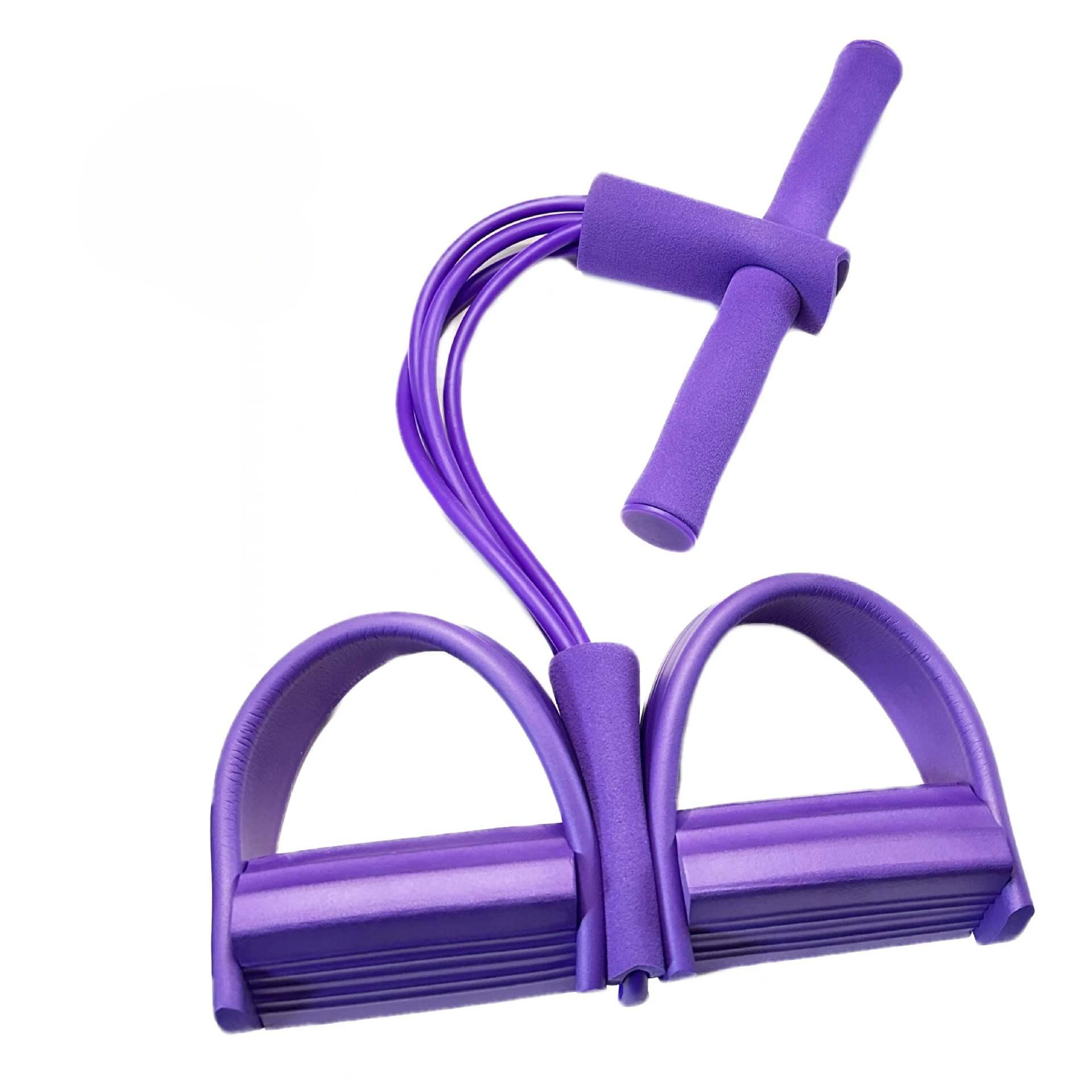 Four Tube Pedal Tension Device Six Tube Rope for Home Workout Thin Waist Sit Ups Abdominal Yoga Fitness Equipment