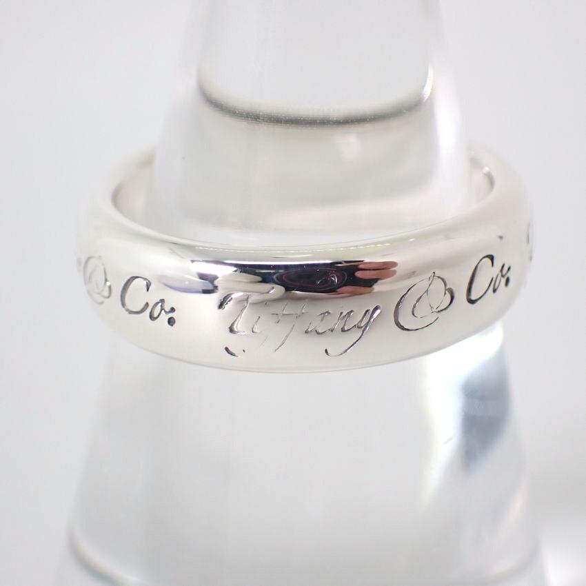 [Used] TIFFANY/Tiffany 925 Notes Ring / Size 14 / j67-4
