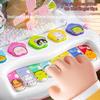 Musical Piano Keyboard Early Learning Toy Flashing LED Lights Animal Sounds Interactive Gift for Preschool Toddlers Kids