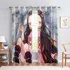 3D Cartoon Anime Character Curtains Children's Favorite Bedroom Decor Anime Curtains 2 Panels Boy Girl Room Den Window Decor