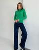 Turtleneck with Perforation and Rhinestones ISSA Plus