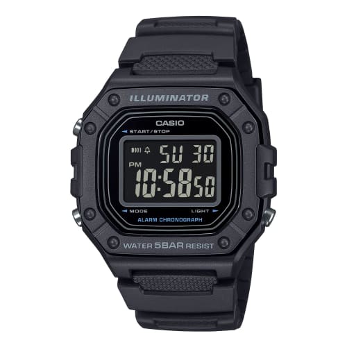 Casio Watch Casio Collection Web Exclusive Model W-218H-1BJF Men's Black