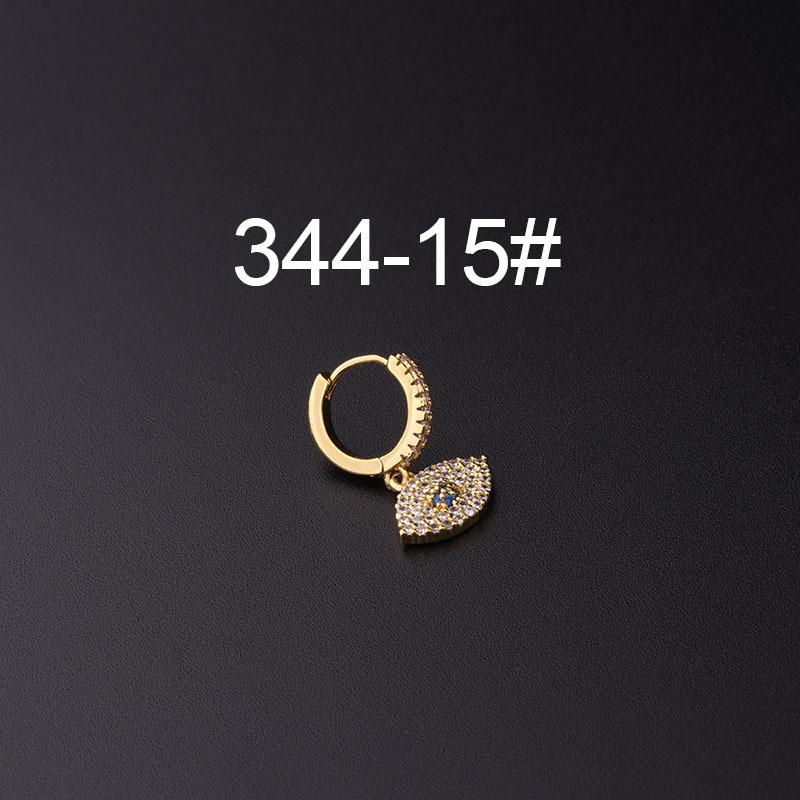 Micro-Pavé Zircon Irregular Ear Cuff Earrings