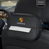 Car Interior Tissue Storage Bag Accessories Toilet Paper Organizer For Panamera Taycan 911 718 Macan Cayenne Boxster