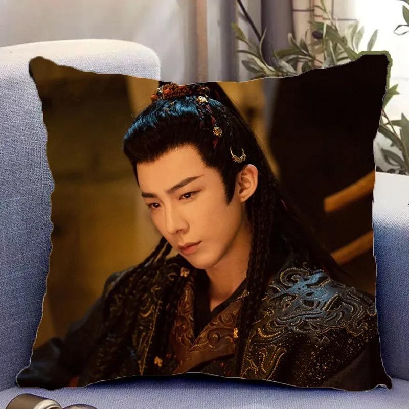 Zhao Lusi Liu Yuning Poster Double-side Printing Pillowcase TV The Story of Pearl Girl Drama Stills Home Decor Cushion Cover