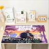 Custom Name GTA Theme Mouse Pad, Non Slip Rubber Base, Multifunctional Office & Home Decor, Perfect for Workspace Personalization.