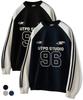 UNTAPPED STUDIO 96 Football Jersey Track Sporty Oversized Sweatshirt 3 Colors