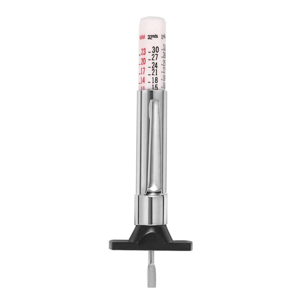 High Accuracy Tyre Tread Depth Gauge Tyre Depth Measurement Tool Stainless Steel