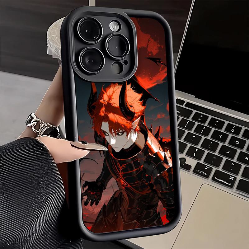 Phone Case for iPhone 17 Air 16E 15 16 Pro Max Devil Bad Boy Anime Style Cover 14 Plus 13 12 Mini Soft Shell Silicone Fundas