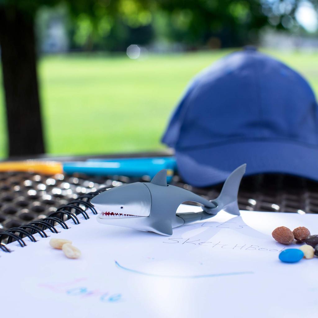 Sun Company LifeLite Animal Carabiner Flashlight Mini Animal Keychain Flashlight For and Campers One Gray Kids, Nurses, (Shark) - Size,