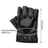 New Fashion PU Leather Fingerless Dance Glove Gothic lolita Jazz Style Cosplay Mittens Cosplay Party Gloves